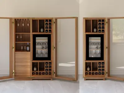 Cambusa - Wine Glass Fridge - Jumbo 3D model