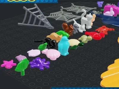 Lego - Animals and Accessories 3D print model