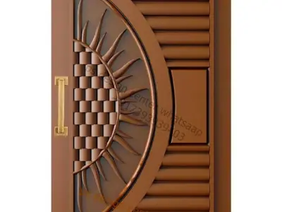 doors design for cnc  2025 3D model