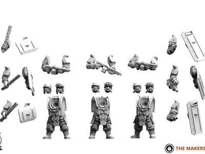 Universal Guard - Abhumans 3D print model