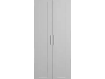 Ikea BRIMNES wardrobe with 2 doors 3D model