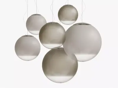 Pendant Light Smoke 3 3D model
