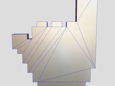 Cursor Hand 8 Low-poly 3D model