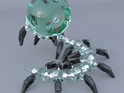 Shaderbot 3 robot 3D model