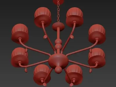 DAFNE chandelier 3D model