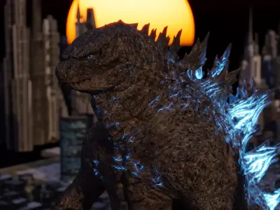 Godzilla Roar 3D model