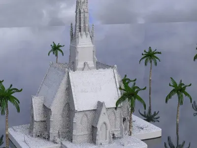 Tortuga Church 3D model