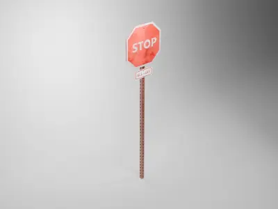 Stop Sign 3D model