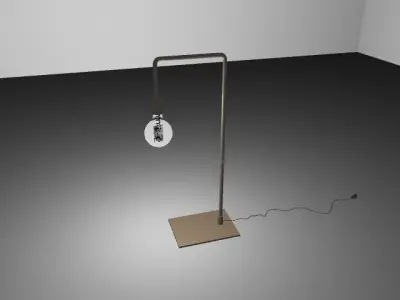 Table Lamp Low-poly 3D model