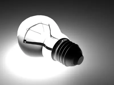 Light Bulb With Illuminating Animation 3D model