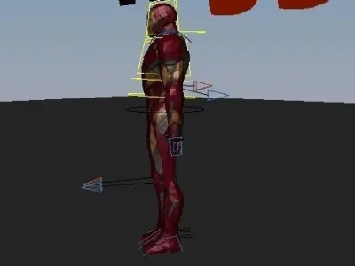 Iron Man Civil War Mark 46 Rigged Low-poly 3D model