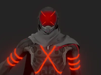 Zero Cyberpunk 3D model