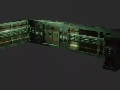 SCI-FI INDUSTRIAL MODULAR PACKAGE 3D model