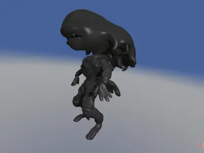 Baby Xenomorph Queen   3D model 3D model