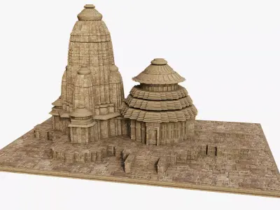Konark Sun temple 3D model