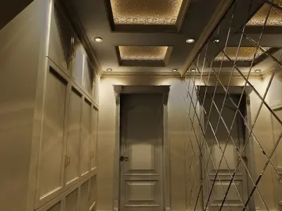 CLASSIC DOOR 3D MAX 2017 VRAY RENDER2 3D model