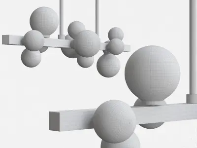 MINI chandelier 3D model purchase