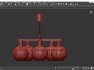 Hans Agne Jakobsson Ceiling Lamp Low-poly 3D model