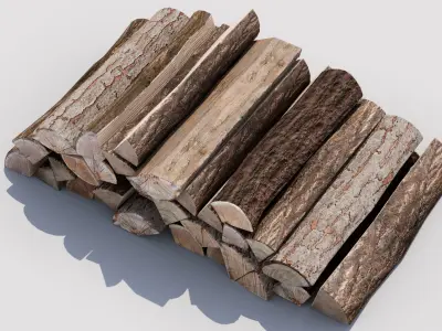 Firewood 3D model