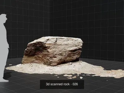 3d scanned rocks and cliffs pack
