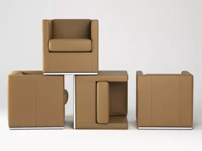 Bolero person swivel chair 3D model