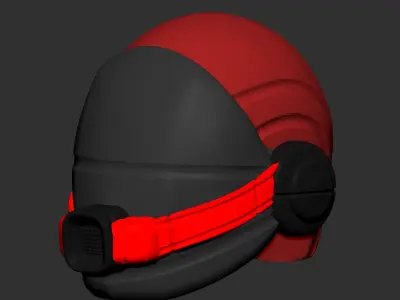  helmet scifi high poly ver 7 sculpt 3d printable  3D model purchase