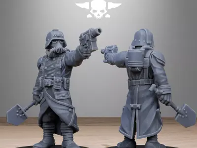 GrimGuard Shovel Trenches 3D print model