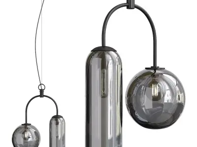 Merino Chandelier Low-poly 3D model