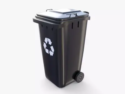 Trash can v12 3D model