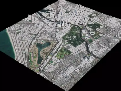 Melbourne - Australia 3D model