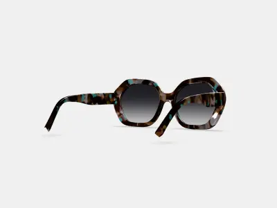 Estrada Sunglasses in Prickly Pear Tortoise 3D model