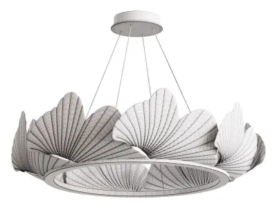 Duplex Building Dining Long Lights Modern Round 3D model