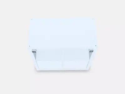 KALLAX Shelving unit with doors Low-poly 3D model