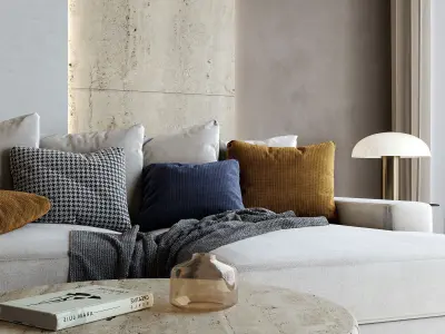 Interior Living Room Scene 59 3D model