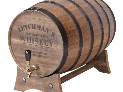Whiskey Barrels 3D model