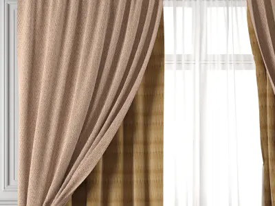 Curtain Set 478 3D model