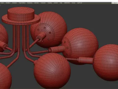 Arte Lamp OXFORD Low-poly 3D model