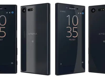 Sony Xperia X Compact Universe black 3D model