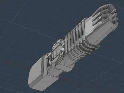 Plasma Cannon v3 HD 3D print model
