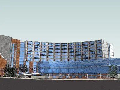 vacation spot-Resort-Fashion Leisure Hotel-0221 3D model