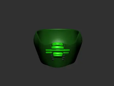 helmet high poly sculpt 3d printable ver 7 3D model 3D model 112