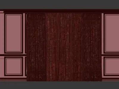 Curtain Set 35 3D model