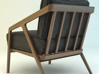 Lounge Chair - Katakana  3D model