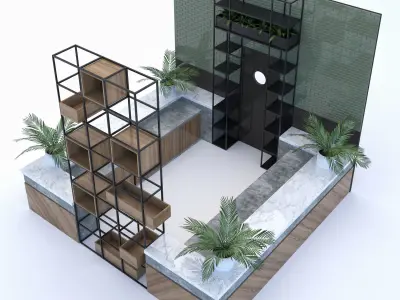 Restaurant Bar 17  3D model