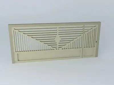 gate radiator grille Free 3D model