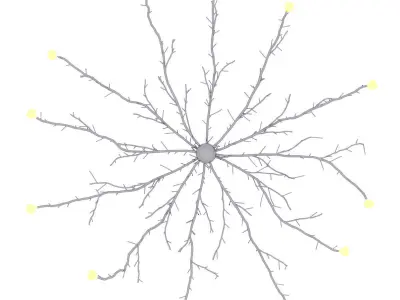 Pieter Adam Twiggy 872 chandelier 3D model