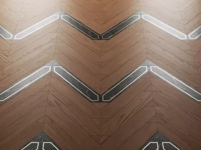 Matita modular geometric wood floor By Foglie D Oro v241 v221 Texture