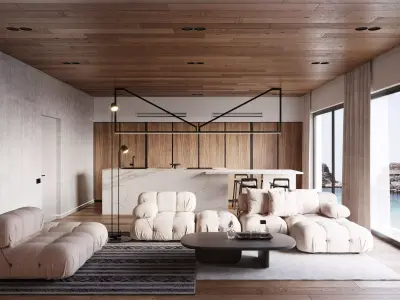 modern interior bb 3D model