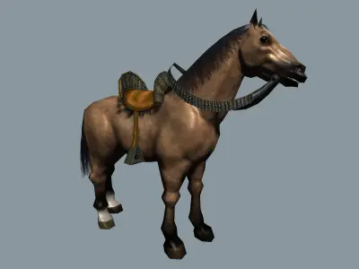 Horse Animated 3D model 3D model