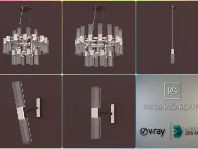 CHAOS LIGHT COLLECTION OF PATRIZIA GARGANTI 3D Model 3D model